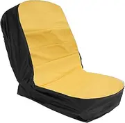 Riding Lawn Mower Seat Cover Grey Colour Water Fits Up to 15" High, Durable 600d Polyester Oxford Durable Tractor Seat Cover with Storage Bag -, 35x39x