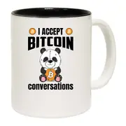 I Accept Bitcoin Conversations Mug Cup