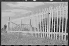 Photo:Picket fence, Dodge County, Wisconsin