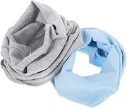 [TINEASUR] Baby Kids Winter Scarves 2-pack Toddler Neck Warmer Soft Cotton Stylish Design for Comfort