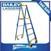 Bailey Platform Ladder P170 1.8m 6 Step Fibreglass Stepladder FS13533