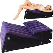 HGDTYRI Sex Pillow Set 2 Pieces, Sex Aid Ramp, Inflatable, Magic Sofa Combination, Triangle Pillow, Versatile Pillow Toy for Men and Women