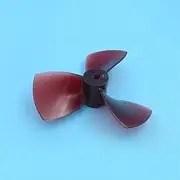 LUMIXE 80mm PC Propeller 3-Blade D80mm Propellers P1.2 CW CCW Props in 5mm Hole for RC Boats Models Boat Propeller (Color : 1PC CW)