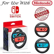 2 x Genuine Nintendo Switch Joycon Racing Wheel Controller Attachment Adapter
