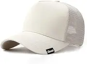 [CHUANGLI] Oversize XXL Trucker Hat for Big Heads 23.6"-25.6", Extra Large High Crown Baseball Cap Dad Hat Adjustable Strapback Cap