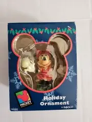 VTG Disney Mickey Unlimited Enesco Christmas Holiday Ornament Minnie Teapot Cup
