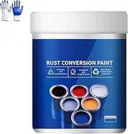 Weatherproof Rust Converter Paint for Metal, Rust Conversion Paint, 10.6/17.6/35.3 OZ Water-Based metal rust Inhibitor (RED-1KG)