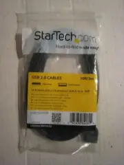 NEW StarTech USB 2.0 Cable; 10 Ft. A to A - M / F; Male to Female