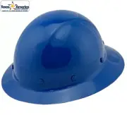 Dynamic Wolfjaw Full Brim Fiberglass Hard Hat 8 Pt Ratchet - Blue