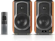 Edifier S1000W WiFi Audiophile Active Bookshelf 2.0 Speakers, Wireless Hi-Fi Speaker System, Compatible with Alexa, Supports AirPlay 2, Spotify Connect, Bluetooth/Optical/RCA x 2/Coaxial - Pair