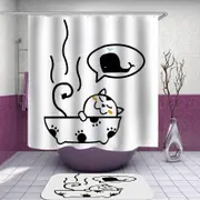 Funny Cat's Dream Shower Curtain