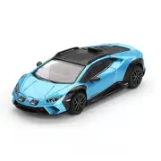 Mini GT 1/64 Lamborghini Huracán Sterrato Blu Aegir RHD Diecast Scale#MGT00807-R