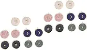 [Holibanna] 10 Pairs Moon Star Ear Studs Statement Drop Earrings Women’s Earrings Statement Earrings for Women Hook Earring Earrings Star Earrings for Women Miss Necklace Dream Alloy