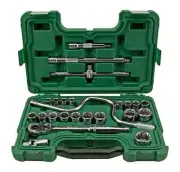 SATA 24 Pc. 1/2" Drive Industrial 12-Pt. Metric Steel Socket Set ST09205U-02
