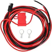 Diyeeni Mobile Radio Power Cable, 12V Metal Cord with Buckle for Black Red, Compatible with CM200 CM300 PM400 Desktrac GSM with MCX760 MCS2000