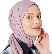 [dscarf] Premium Jersey Head Scarf Wrap Instant Hijab For Women | Women Muslim Instant Hijab | Ready Pre sewn Jersey Turban