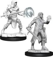 Multiclass Fighter Wizard 2pk Nolzur's D&D miniature Dungeons Dragons unpainted