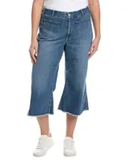 NYDJ Plus Patchie Compass Wide Leg Jean