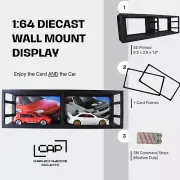 1:64 Hot Wheels & Diecast Dual Wall Mount Display Diorama - 3D Printed