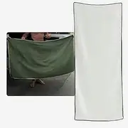 Jiyikua 2025 New Magnet Towel: Large Magnet Towels for Surfers Beach with Strand Magnetic Magnet Corners (White)
