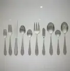 45pc Luxor 18/10 Stainless Steel Flatware Set - Threshold Signature
