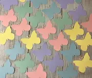 Pastel Butterfly Cut outs Confetti Scrapbooking Card Making junk Journal