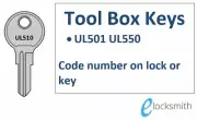 Key Tool Box, Paddle, Whale Tail Lock and others - UL501-UL550 - FREE POST