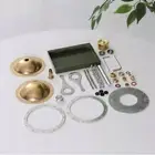 DIY Unassembled Engine Motor Model Steam UFO Metal Physics Science ExperimenthD