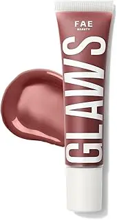 [FAE Beauty] Peptide Lip Gloss | With Passionfruit Oil & Argireline to Smoothen, Even, and Soften Lips | Non Sticky | Hydrating | Vegan | Shade Living | Rosewood Gloss