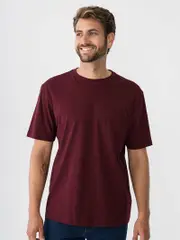 Lowes Short Sleeve Tee Wine
