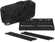 Gator Large Pedalboard with Bag - 23.75"x10.6" Black (2-pack) Bundle