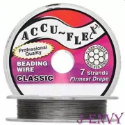 30' Accuflex clear 7 strand .019in Accu-flex Beading Wire NEW!