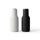 Menu Bottle Salt and Pepper Grinder 2 Pack- Ash and Carbon with Steel Lid