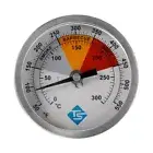 2NPT Thread Round Dials Oven Thermometers 0-300℃/50-550℉ Temperature Meter