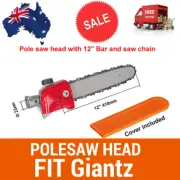 POLESAW POLE SAW CHAINSAW HEAD BRUSHCUTTER ATTACHMENT W/BAR+CHAIN FIT vidaXL