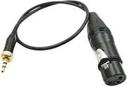 3.5mm to NEUT~IK XLR 3pin Female for Camera D11 Audio Cable/Sound Conversion Line(XLR Female,30cm)