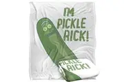 Rick And Morty Pickle Rick Blanket (Multicoloured) (One Size)