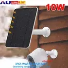 10W Solar Panels Wall Mount for Eufy Eufycam Cam E/2C/2/2 Pro +USB Cable Charge