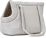 Dog Purses for Small Dogs - Small Cotton Dog Carrier Bag, Dog Purse Carrier for Small Dogs | Cotton Small Dog Purse Carrier, Portable Cat Carrier, Lightweight Winter Bags with Pockets for Puppies, Dog