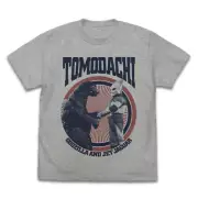 Godzilla & Jet Jaguar Tomodachi T-shirt Gray TOHO Godzilla Store Japanese Kaiju