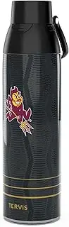 Tervis Venture Water Bottle Arizona State University Sun Devils - Full Speed Triple Walled Insulated Tumbler Travel Cup Keeps Drinks Cold & Hot, 26oz, Stainless Steel