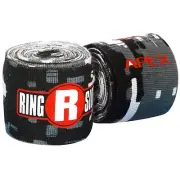 New Ringside Apex Kick Boxing MMA Handwraps Hand Wrap Wraps 180 Black White Camo