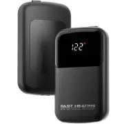 2X Hand Warmers Rechargeable W Gifr Box,LED Display Fast Heating Portable Heater