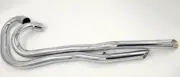 TRIUMPH TR6C 71-0022/24 EXHAUST PIPES HIGH LEVEL L/HAND SIDE UK MADE.