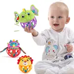 CUTE ANIMAL LION ELEPHANT KOALA HAND CATCH BALL NEWBORN BABY