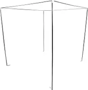 Amosfun 4 Post Canopy Bed Frame Bracket Poles Set Stainless Steel Bedding Canopy Frame Post Four Corner Netting Curtain Supporting for 2m Bed