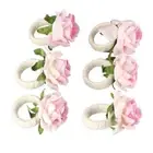 Flowers Napkin Holder Table Setting Accessories Serviette Buckles Napkin Ring