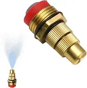 Irrigation Spray Nozzles 1/4 Spray Nozzle with Filter - Durable Spray Nozzles, Copper Misting Heads for Garden Greenhouse Farming