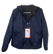 The North Face Youth Warp Tide Reversible Hooded jacket L(14/16) Navy Full Zip