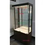 可量身訂製金時代玻璃櫃.強化門片+3尺LED精品展示櫃.模型櫃.公仔櫃.樣品櫃.藝品櫃